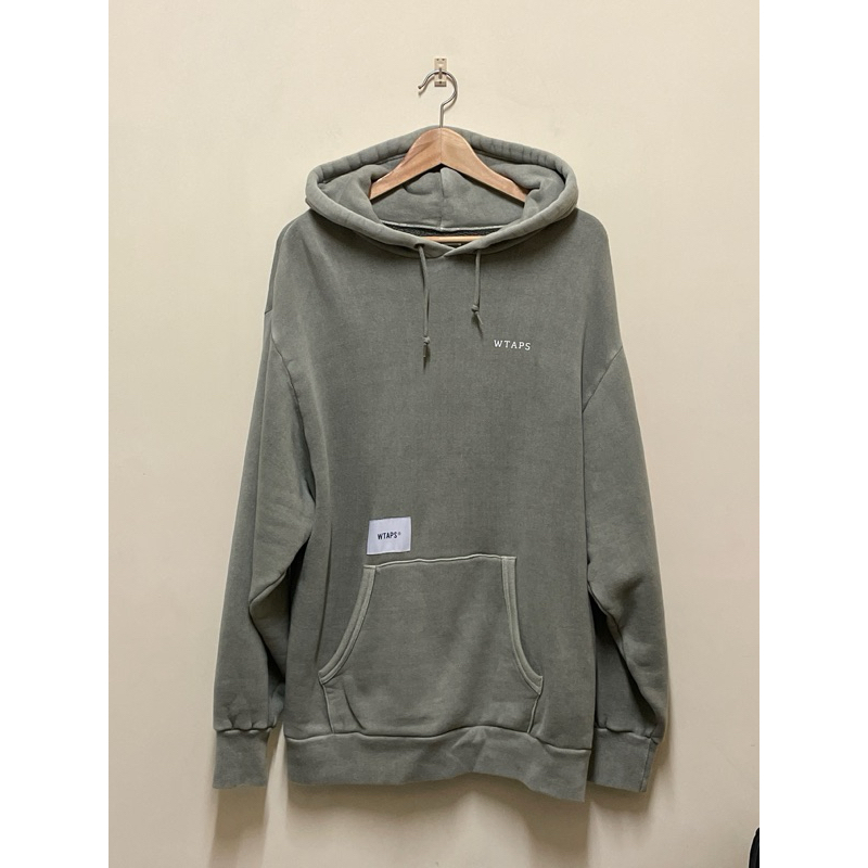 WTAPS 19AW COLLEGE. DESIGN HOODED 03 OLIVE DRAB S號