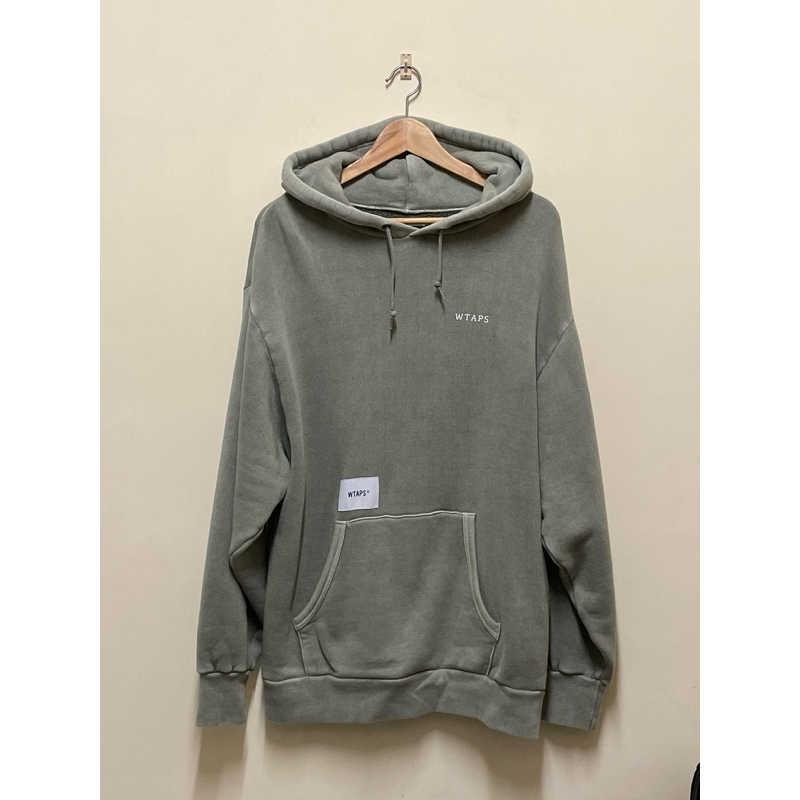 WTAPS 19AW COLLEGE. DESIGN HOODED 03 OLIVE DRAB S號| 蝦皮購物