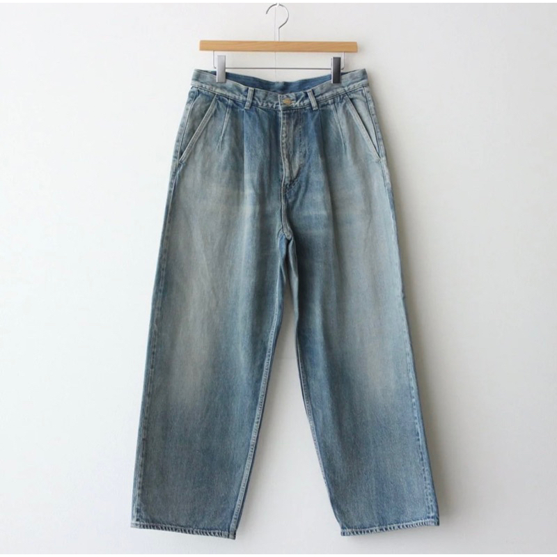 Graphpaper SELVAGE DENIM TWO TUCK PANTS - デニム/ジーンズ