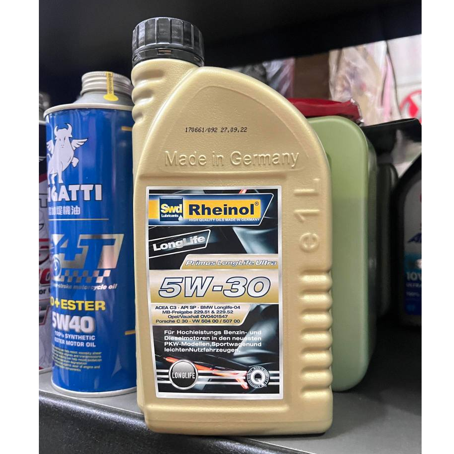 {飆} Swd 5w-30 RHEINOL PRIMUS LONGLIFE ULTRA 5W30 C3 汽柴油 汽車機油 | 蝦皮購物
