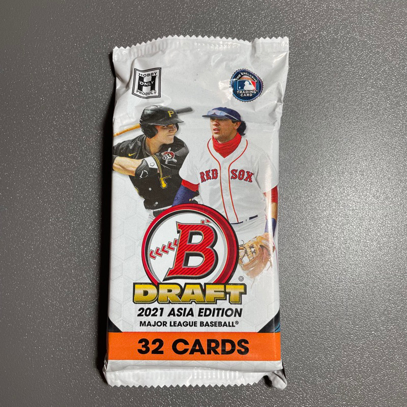 MLB 2021 Topps bowman draft Asia Edition 亞洲版全新未拆卡包| 蝦皮購物