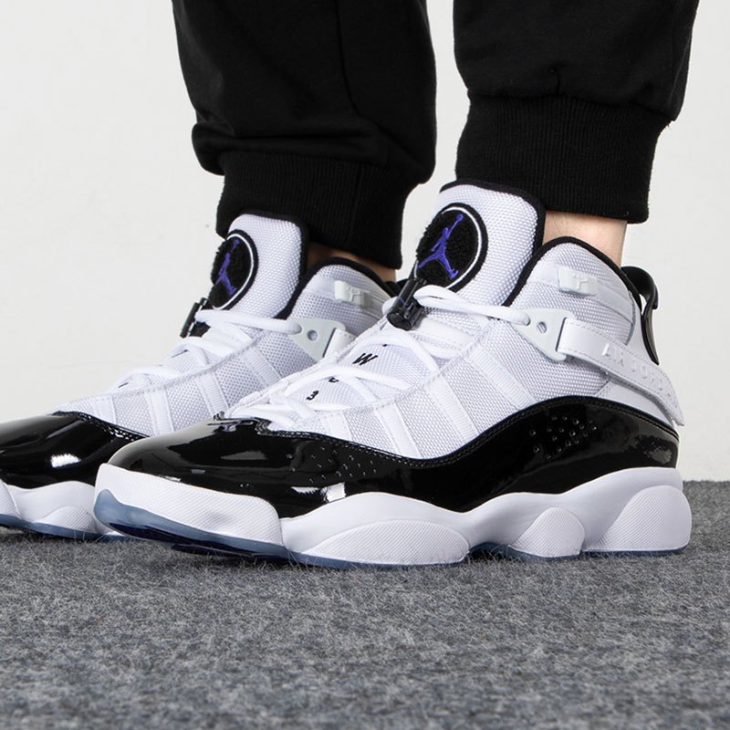 UNIQUE｜全新現貨 3折出清 NIKE AIR JORDAN 6 RINGS 322992-104 黑白 亮皮(售出 | 蝦皮購物