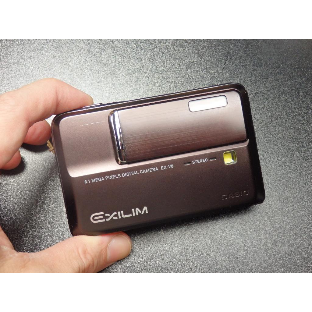 CASIO EXILIM EXV8 (7X光學潛望式變焦 / 名片式 /CCD相機) 蝦皮購物