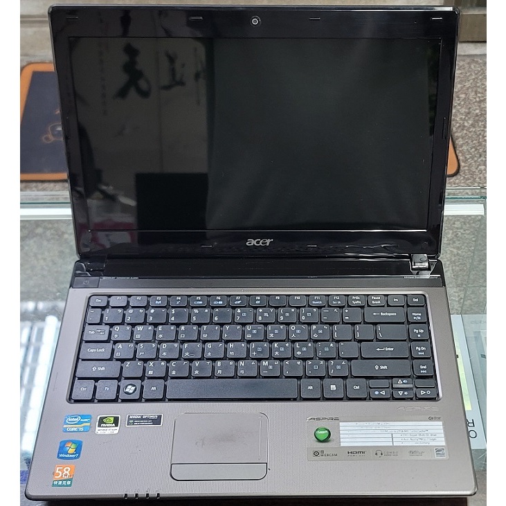 典藏奇機 14吋商務筆電 宏碁 Acer Aspire 4750 Series I5 2410m 120g Dvd機 蝦皮購物