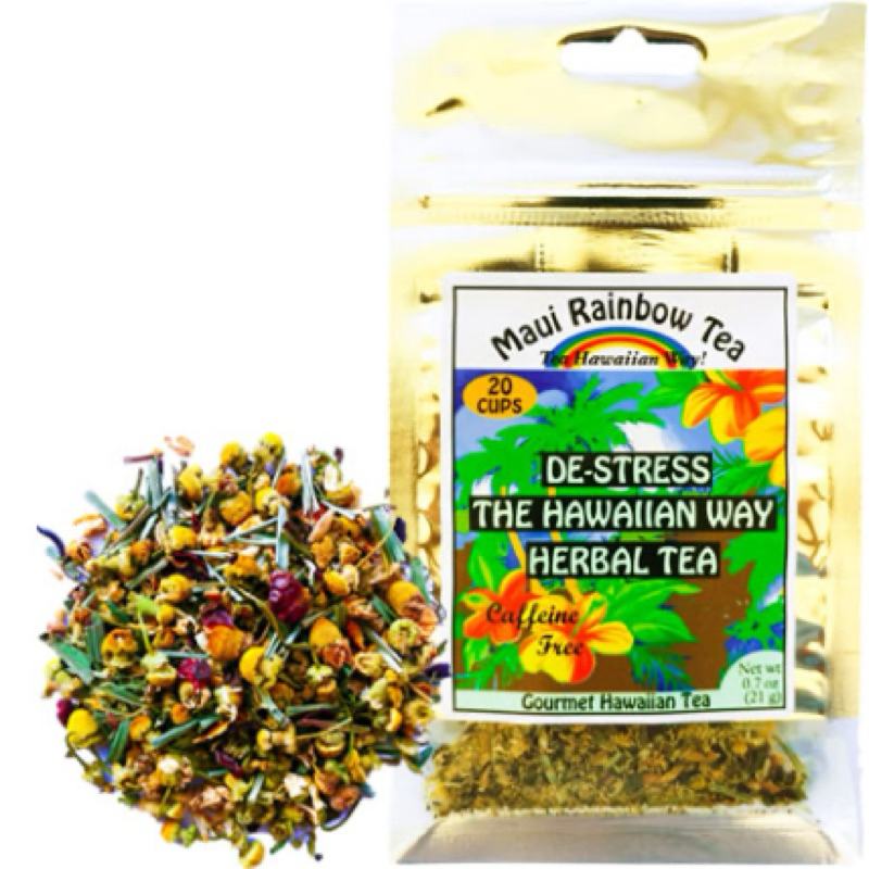 『美國專業預購』Maui Rainbow Tea de-stress herbal tea 夏威夷風味 減壓茶 | 蝦皮購物