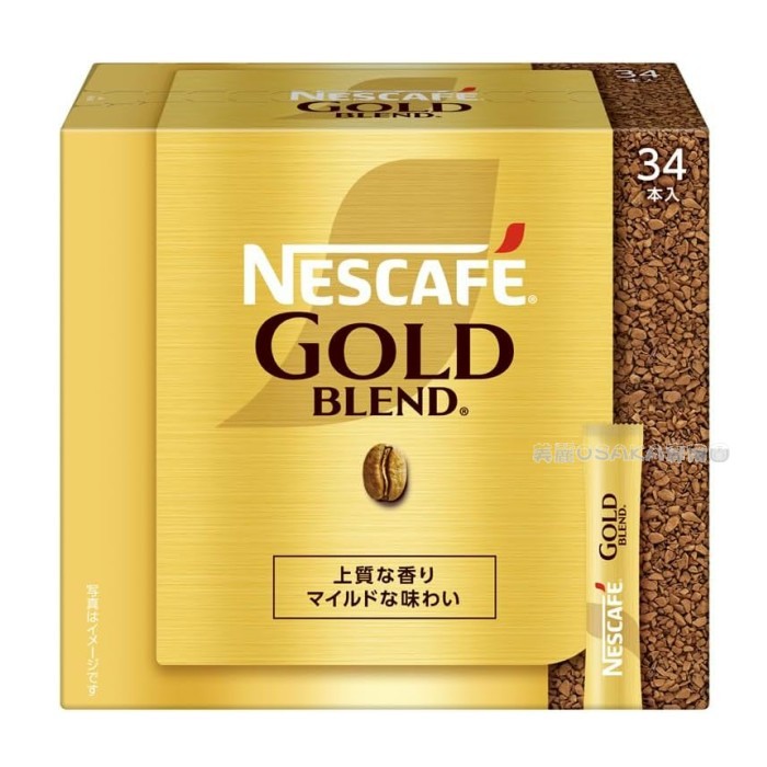 日本雀巢Nescafe 黑咖啡22/24/34/40本入GOLD BLEND ブラック沖泡條2025 