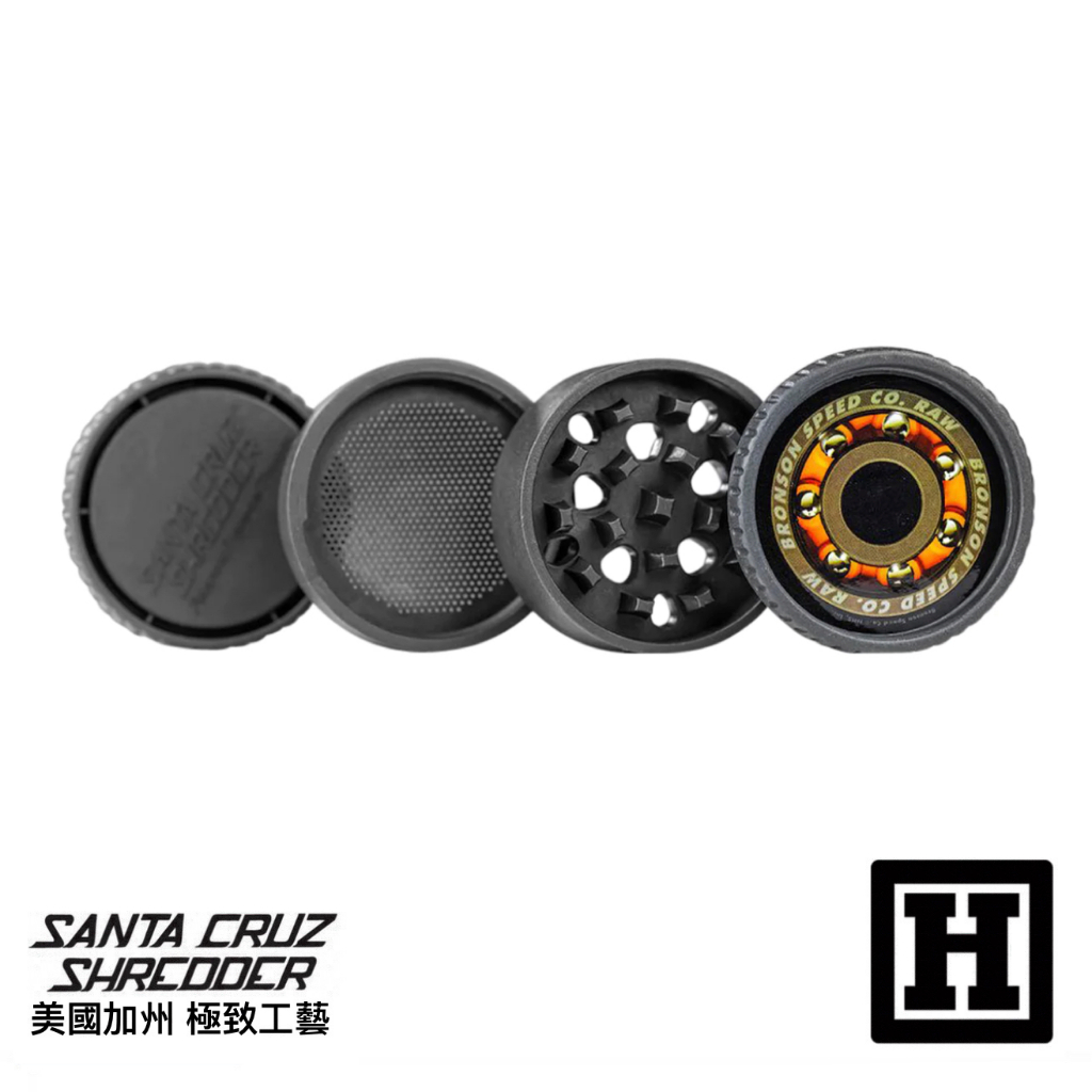 H Market] 美國原裝進口Santa Cruz 麻纖維四層式研磨器磨碎器