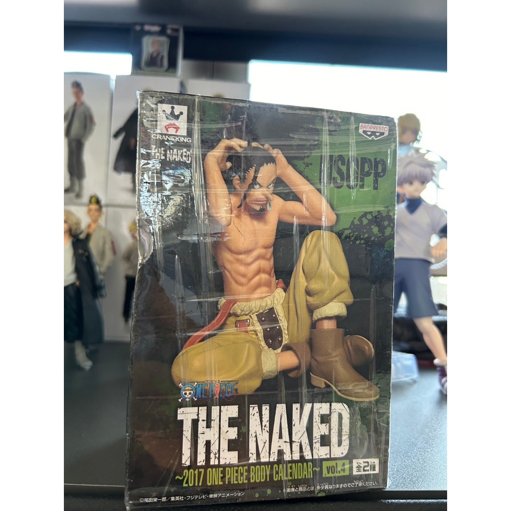 金證 海賊王 航海王 USOPP烏索普 騙人布 THE NAKED Vol 綁頭髮 裸身 坐姿 公仔 夾物 蝦皮購物