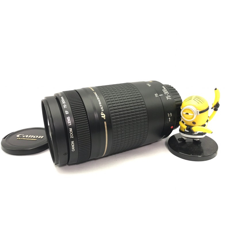 【挖挖庫寶】佳能 CANON EF 75-300mm F4-5.6 II USM 自動對焦 望遠變焦鏡頭 中古實用良品