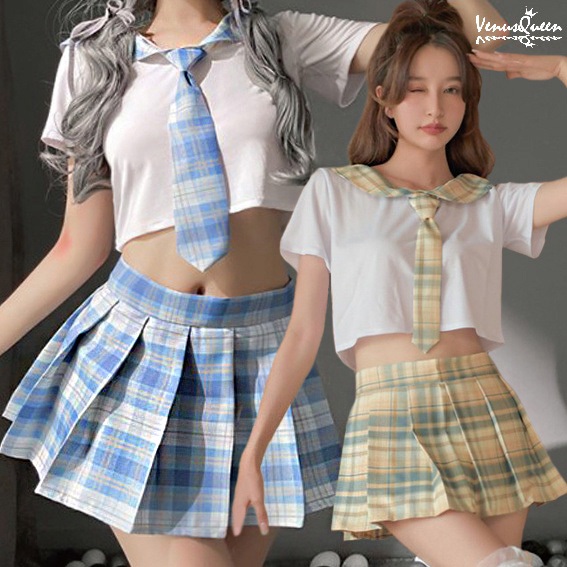 S~XL 制服套装 角色扮演 加大碼情趣角色服 學院風 日系JK格子裙 制服誘惑 水手服 cosplay G258