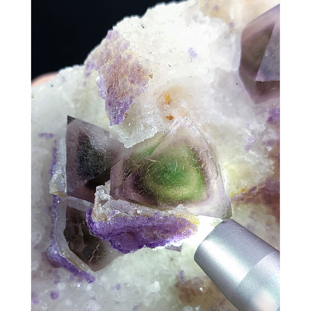 𝒜𝓁𝒾𝒸𝒾𝒶𝒢𝑒𝓂𝓈𝓉❀𝓃𝑒 浙江螢石八面體螢石幻影螢石雙色螢石