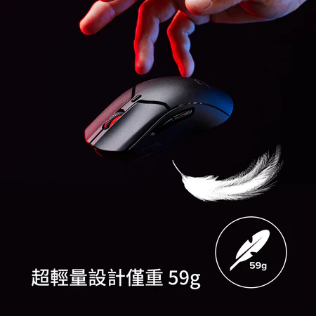 「小手玩家的競技福音」：HyperX Pulsefire Haste 2 Mini 無線電競滑鼠，精悍體積釋放無限準心力