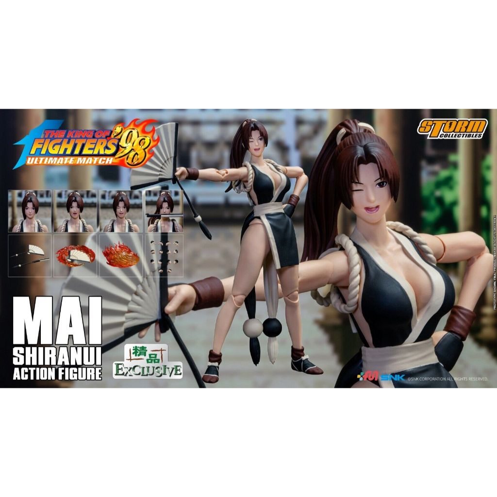 天馬玩具) 現貨STORM TOYS 格鬥天王KOF98 不知火舞1/12 黑色異色