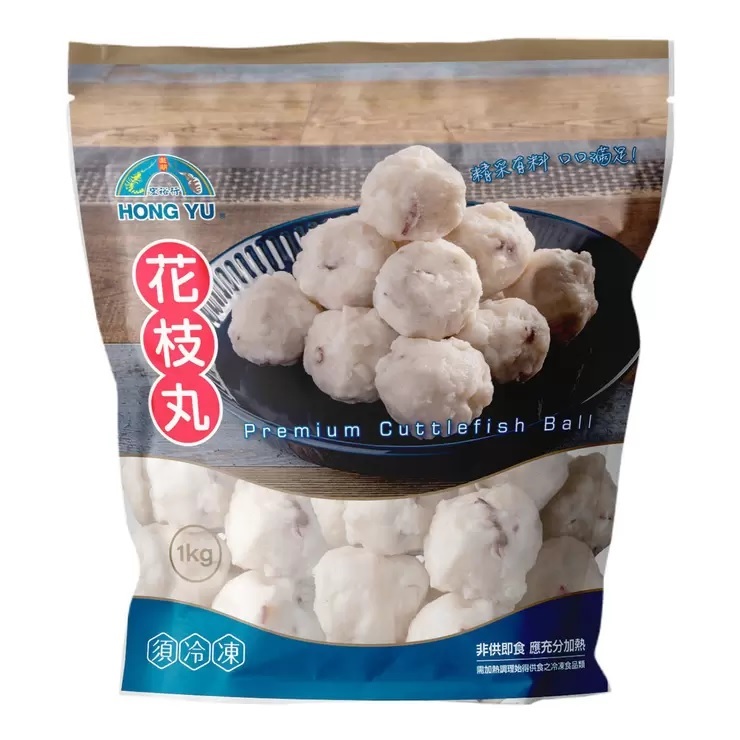 【兩件出貨】宏裕行 冷凍花枝丸1公斤 Costco 好市多 花枝丸 氣炸 海鮮 丸子 | 蝦皮購物