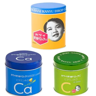 日本 現貨 CA梨鈣丸 魚肝油 KAWAI卡歡喜 兒童維生素 AD鈣 軟糖