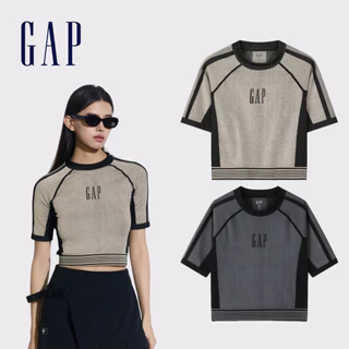 Gap 女裝 Logo短版圓領短袖T恤-多色可選(890007)