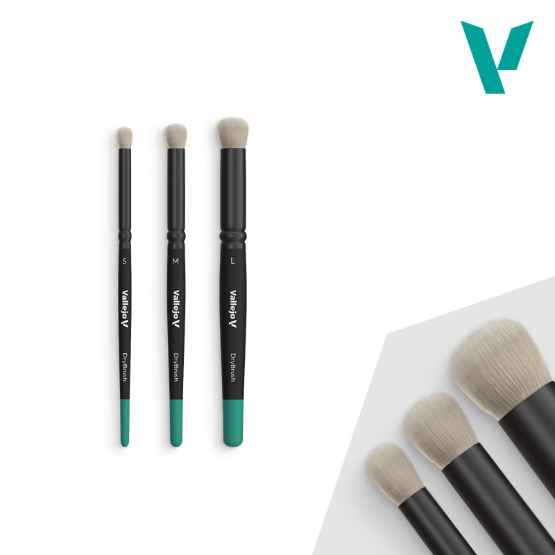 [Tazo工坊]畫筆 乾刷系列 乾刷套裝 Dry Brush Set Natural Hair (S, M & L) | 蝦皮購物