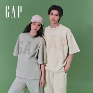 Gap 男女同款 Logo圓領短袖T恤-多色可選(889779)