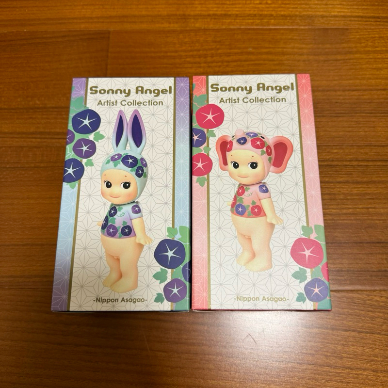 Sonny angel artist collection 藝術家系列 Nippon Asagao 牽牛花 兔子 大象 | 蝦皮購物