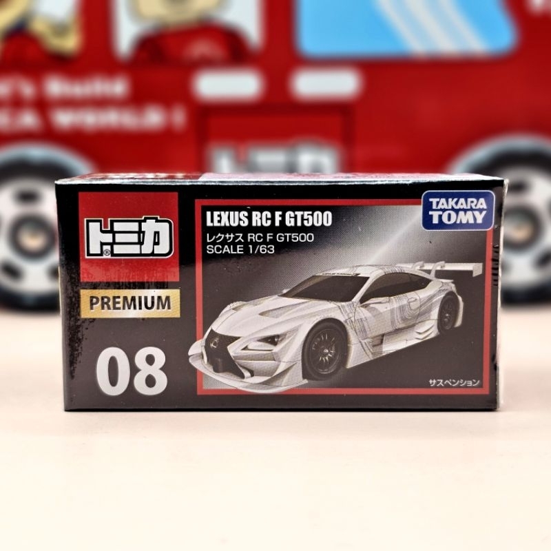 Jual Tomica Premium Lexus RC F GT500 No 08 Lexus Racing Toyota Scale 1