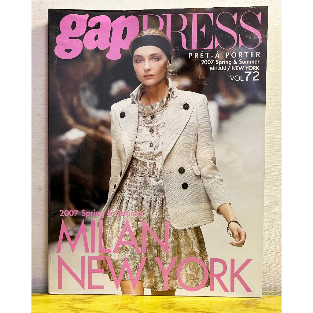 ♪gap PRESS Vol.60(2005 S＆S）ミラノ・ニューヨーク♪