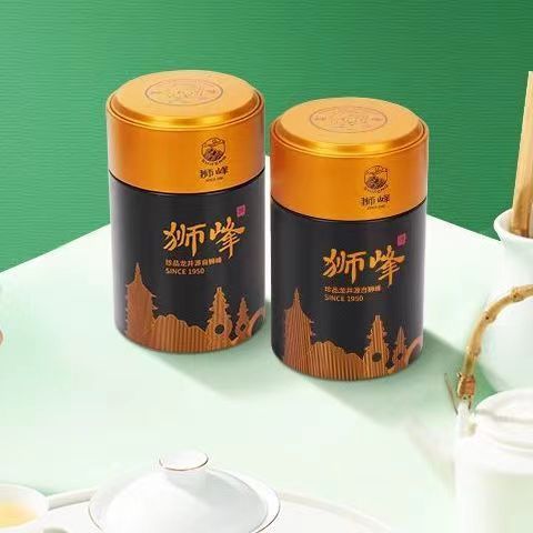 龍井茶 2026年新茶 特級 2026年新茶獅峯牌綠茶特級龍井茶葉100g 2罐1 份- Weee!