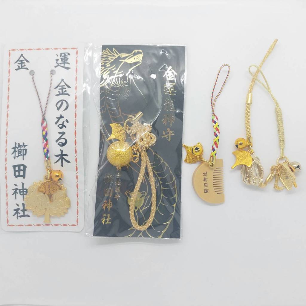 博多櫛田神社 御守 金錢運 金運守 開運守 龍守 金色銀杏葉 除災招福 | 蝦皮購物