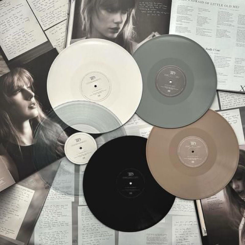 現貨! Taylor Swift - TTPD The Manuscript 白色膠 / 限量CD豪華盤 | 蝦皮購物