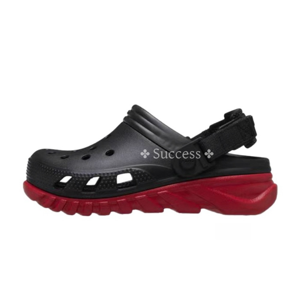 Success Crocs Duet CLOG 渦輪 洞洞鞋 骨白 黑白 黑紅 布希鞋 拖鞋 沙灘鞋 戶外 涼鞋 | 蝦皮購物