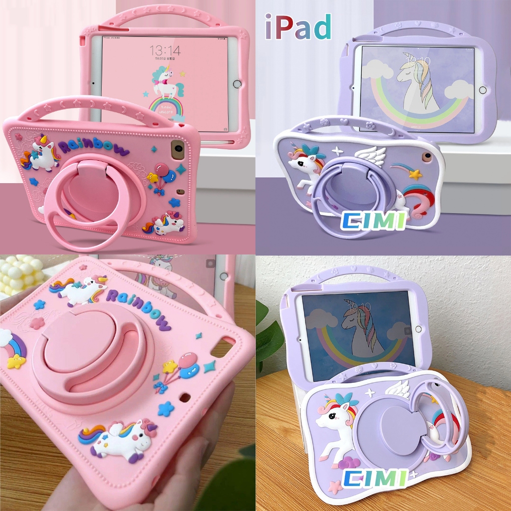獨角獸 新ipad 保護套 10.9寸 11寸10.2寸 ipad5 6 7 8 9 10代 mini456可愛彩虹馬 | 蝦皮購物