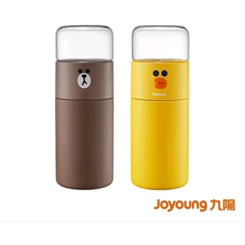 Product image 《九陽》LINE FRIEND玻璃泡茶保溫瓶B3-W51(熊大／莎莉)