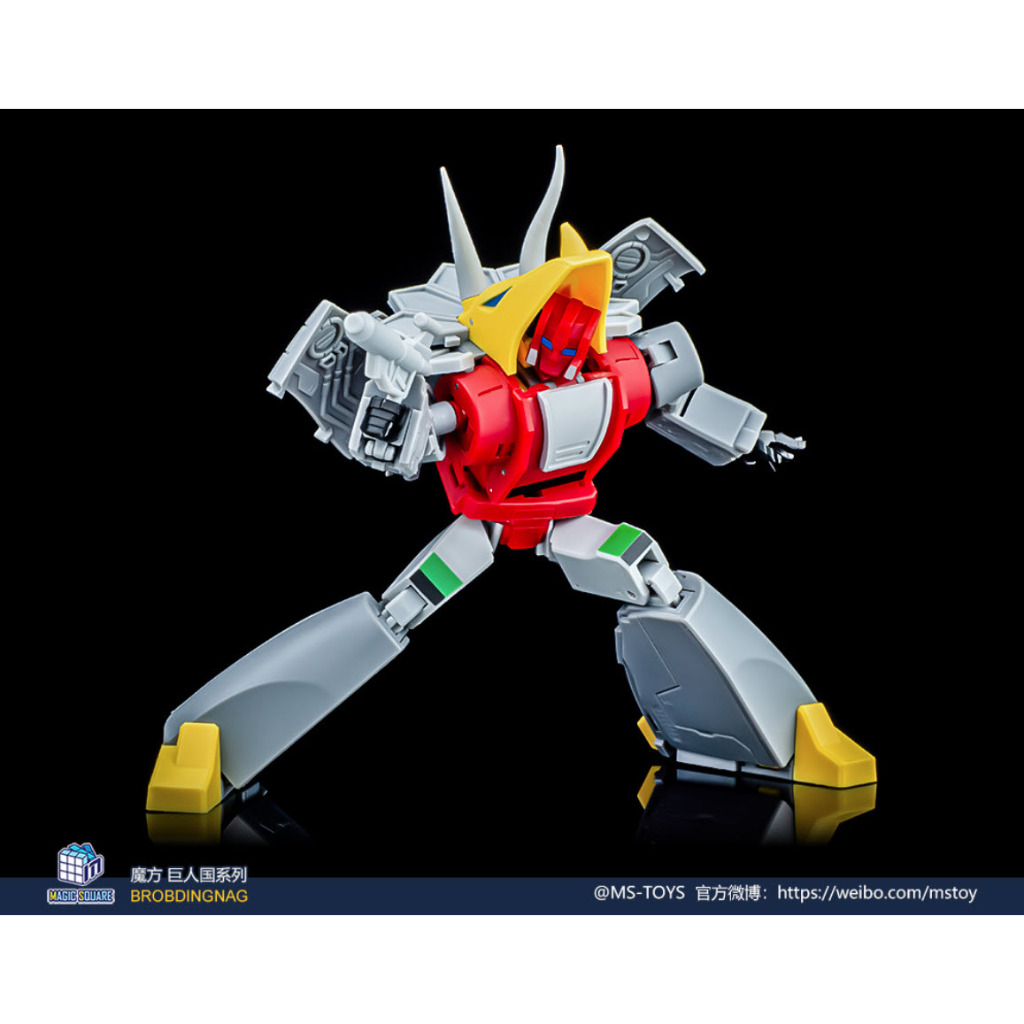 台灣現貨】魔方鐵渣小比例MS-B57 MS-TOYS 三角龍三觭龍恐龍金剛