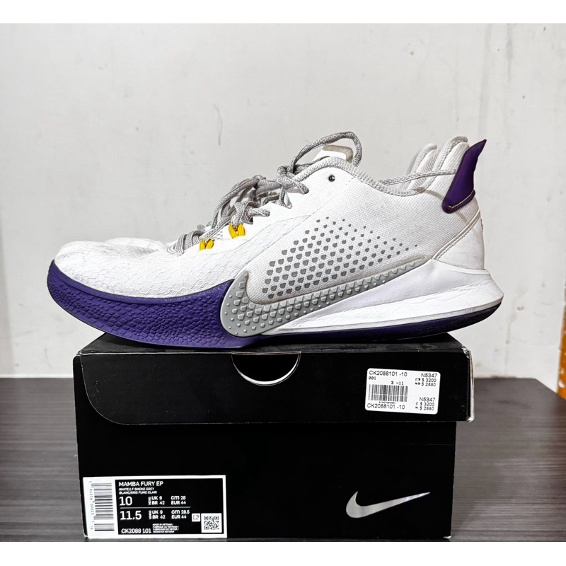 Kobe Mamba Fury EP US10 28cm 非全新Nike台灣公司貨| 蝦皮購物