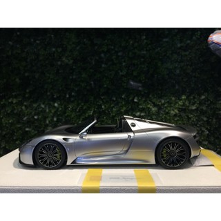 Make Up Porsche 918 Spyder GT Silver 1/18. EML045A