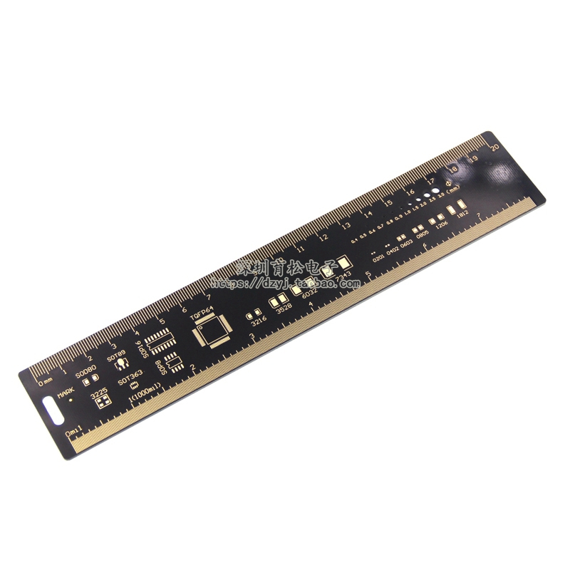 庫存不用等-【no】-多功能PCB工程尺20CM直尺/PCB畫圖直尺/量角器/PCB設計/開發專用 W8.190126現 | 蝦皮購物