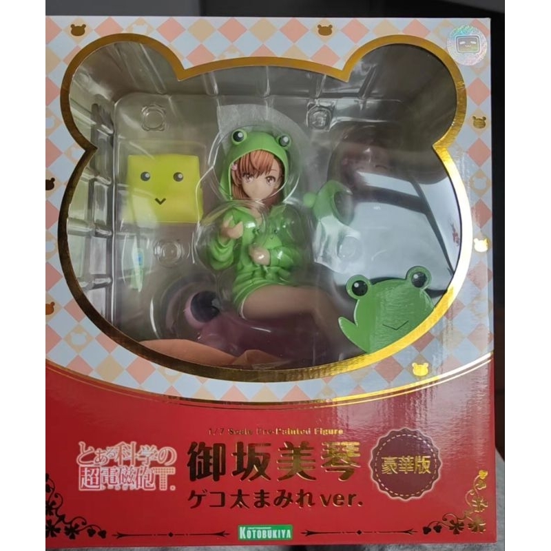 KOTOBUKIYA壽屋絕版 科學超電磁砲T 御坂美琴 呱太睡衣Ver豪華特典版1/7砲姊 某科學的超電磁砲 | 蝦皮購物