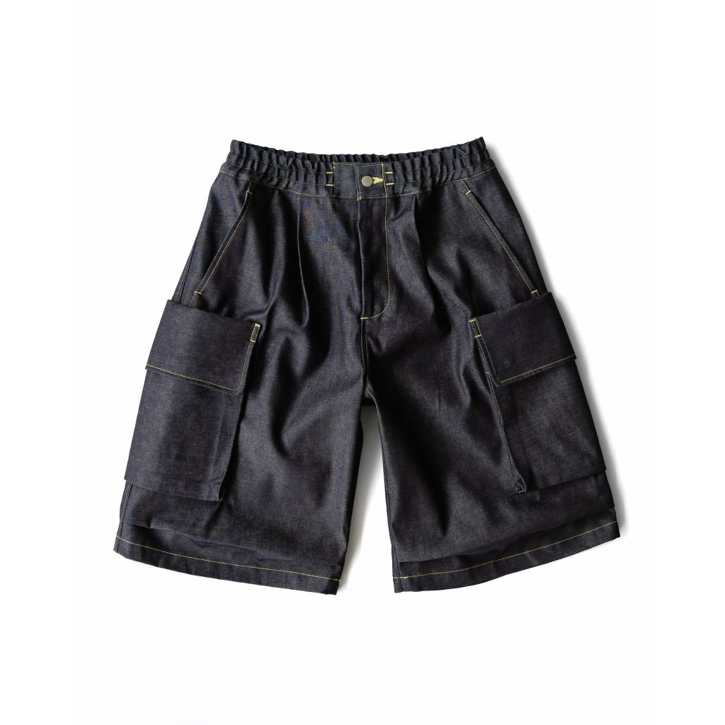 パンツ CLESSTE DENIM CITY MILITARY HALF PANTS CLESSTE / Vintage Dyed Selvedge Denim City Military Half