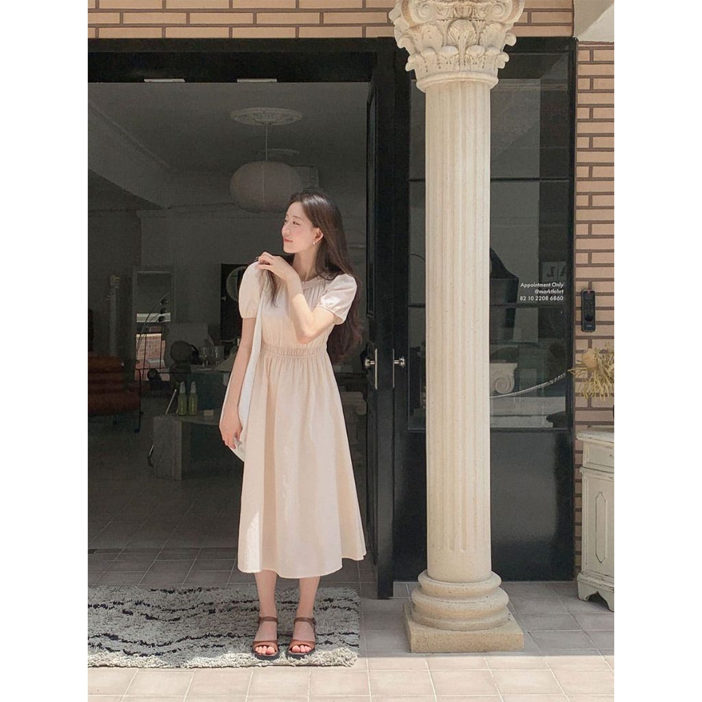 Mini Heart Dress心型領口修身連身裙- Black 黑色 (CB530)