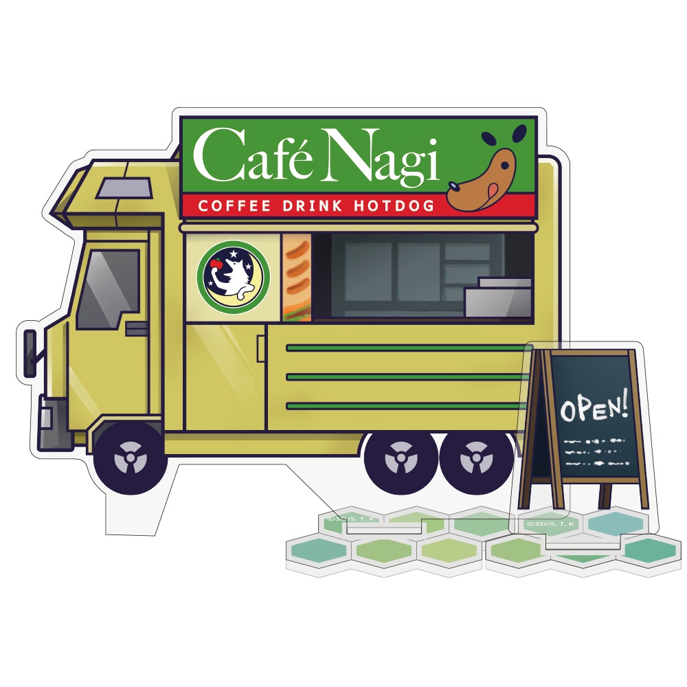 【全新現貨】日本 正版 遊戲王 VRAINS Nagi Cafe 餐車 壓克力 立牌 遊作 了見 playmaker 尊 | 蝦皮購物
