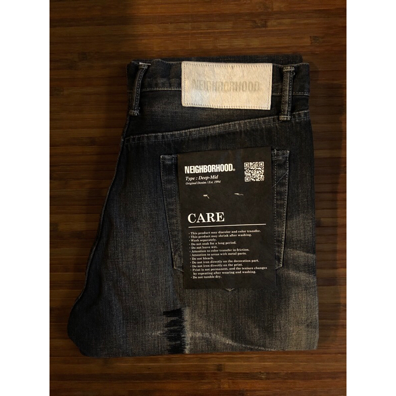 NEIGHBORHOOD SAVAGE DENIM DP MID PANTS 23SS 牛王黑桃| 蝦皮購物