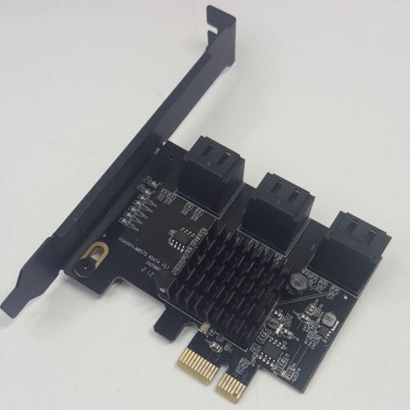 ASMedia® ASM1061 PCIe x1轉6埠 SATA 3 擴充卡 / 黑群暉 1轉8埠 | 蝦皮購物
