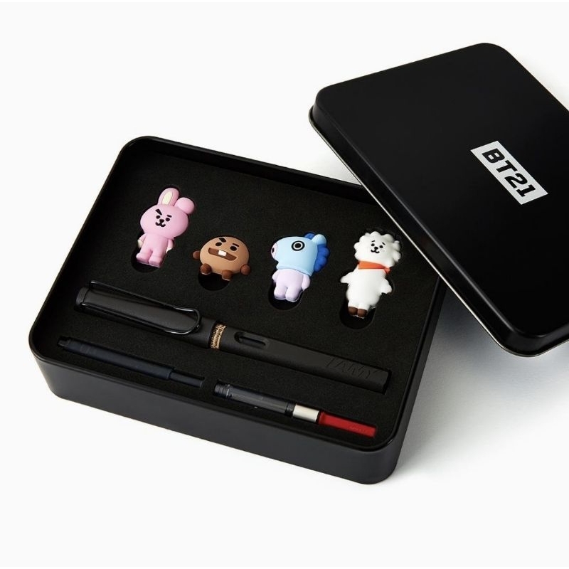 現貨) 全新BTS 防彈少年團宇宙明星BT21 X Lamy 限量絕版聯名商品鋼筆組