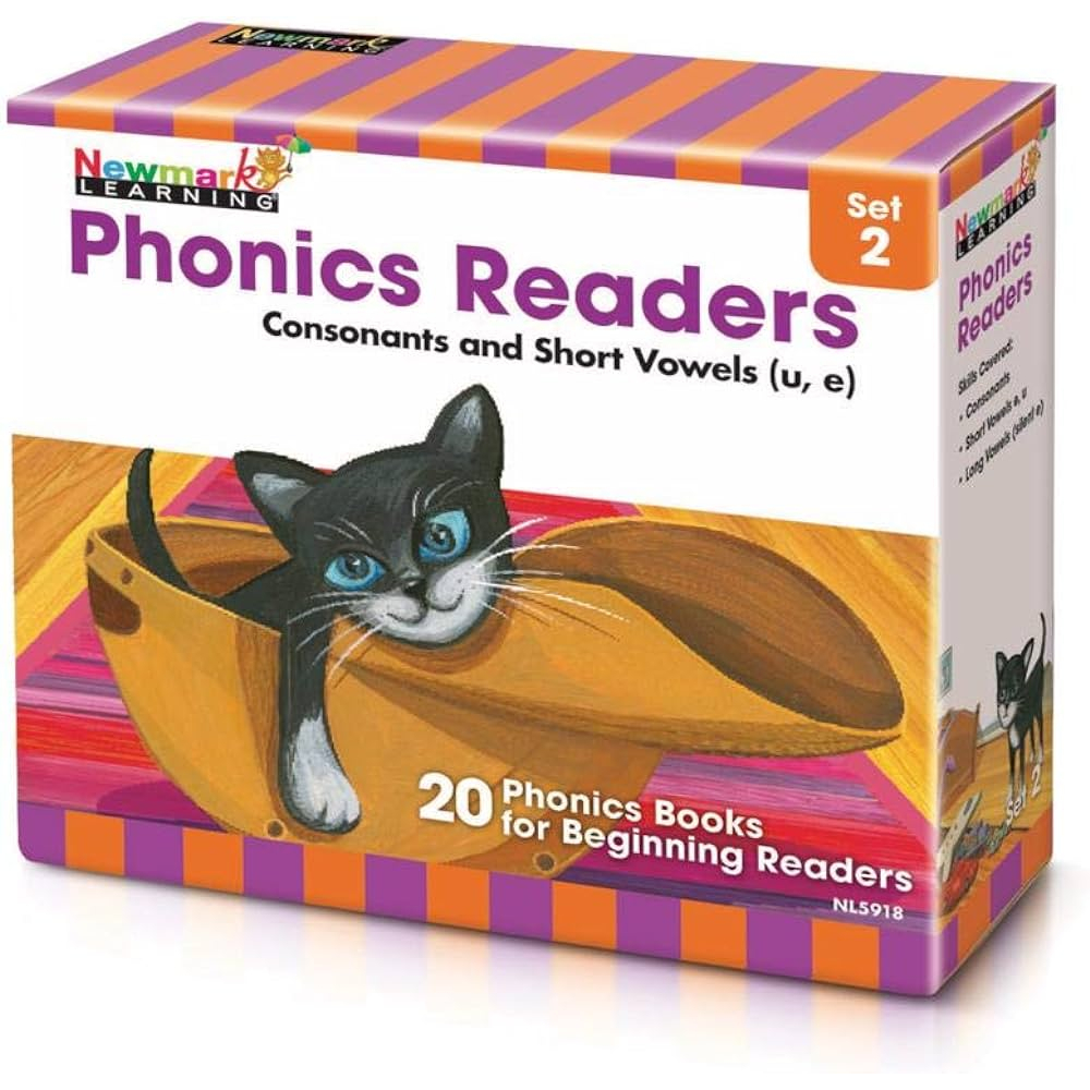 Newmark Learning Phonics Readers Set 2 字母拼讀閱讀盒 附文創童趣小書袋 書林書店 | 蝦皮購物
