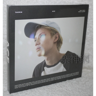 泰民TAEMIN 第一張迷你專輯「ACE」【台版豪華CD (黑色or白色封面)+隨機 