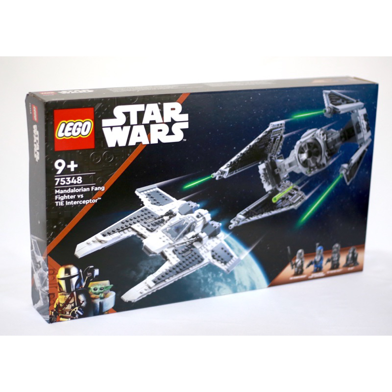 LEGO 75348 Mandalorian Fang Figher vs TIE Interceptor | 蝦皮購物