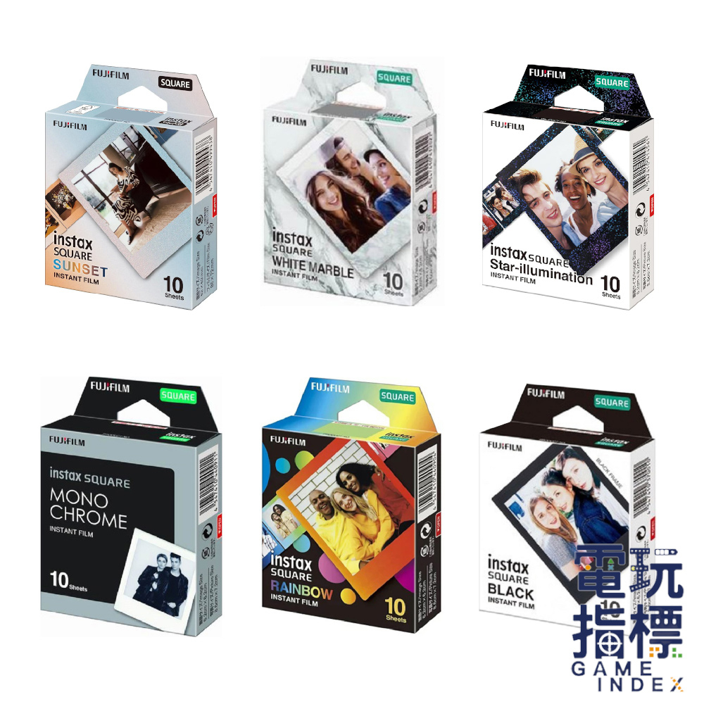 【電玩指標】十倍蝦幣 富士 Fujifilm 拍立得底片 Square 底片 拍立得底片綜合賣場 多款式 綜合賣場 拍立 蝦皮購物