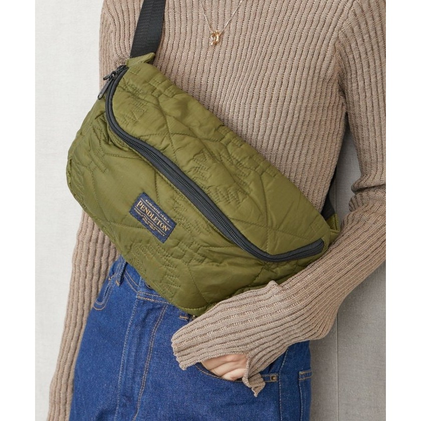 日本代購 PENDLETON × FREAK'S STORE 別注 QUILTING BODY BAG 腰包 側背包 | 蝦皮購物