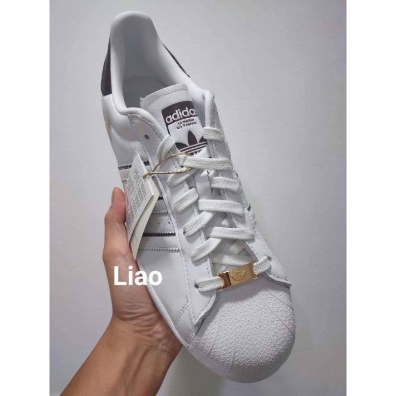 全新 adidas superstar us9.5 27.5cm gy2558 白鞋 板鞋 皮革 三線 休閒鞋 穿搭出清 | 蝦皮購物