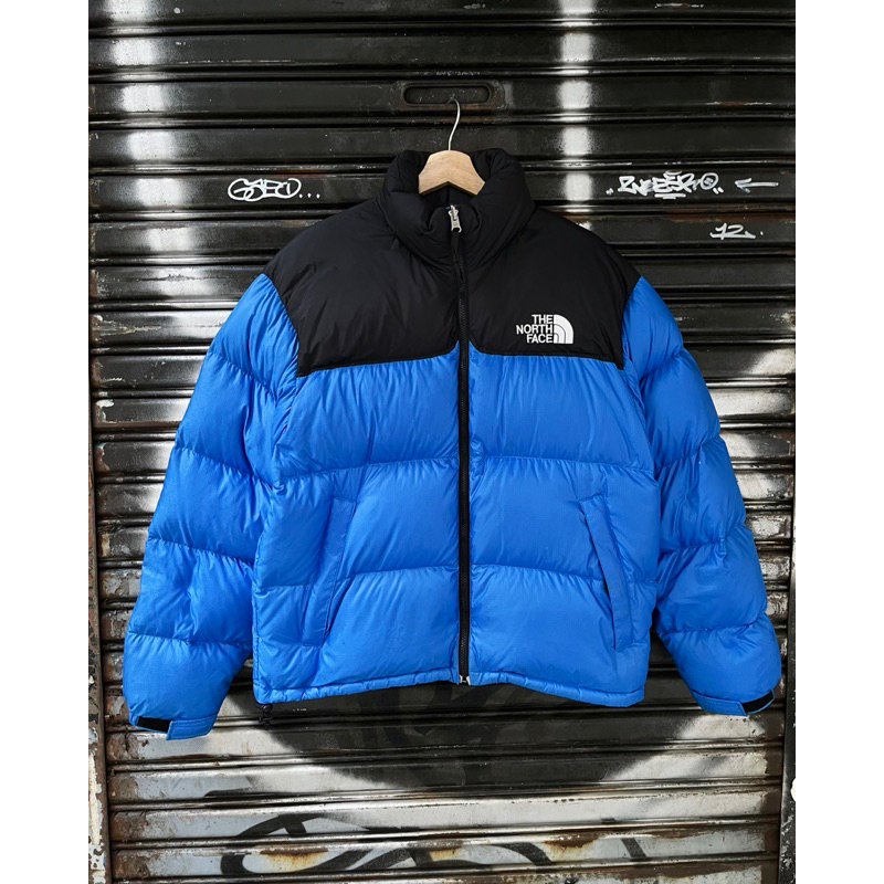 派駁古著/ The North Face BLUE /NF003AS/90s 北臉羽絨外套