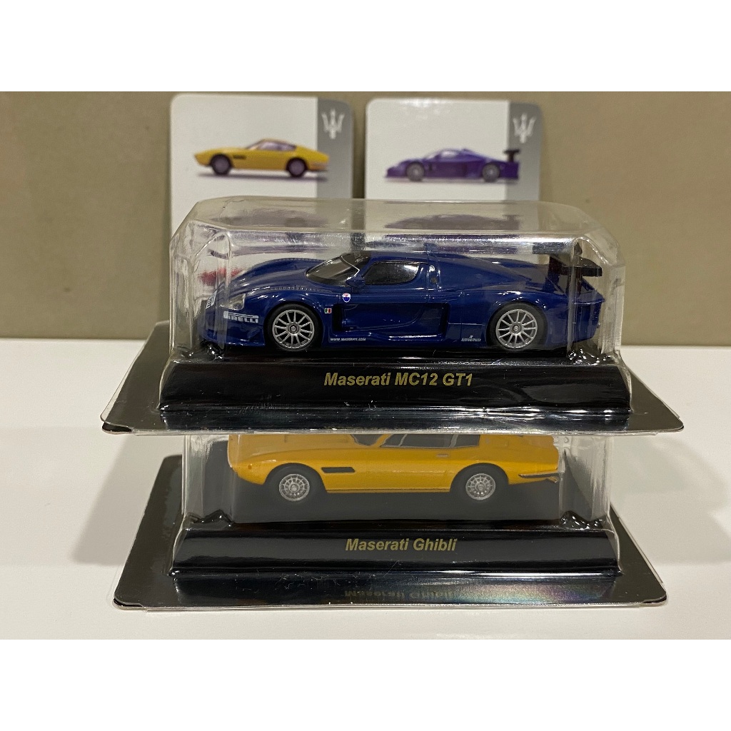 Kyosho 1/64 Maserati MC12 GT1 + Ghibli 兩台合售絕版稀有| 蝦皮購物